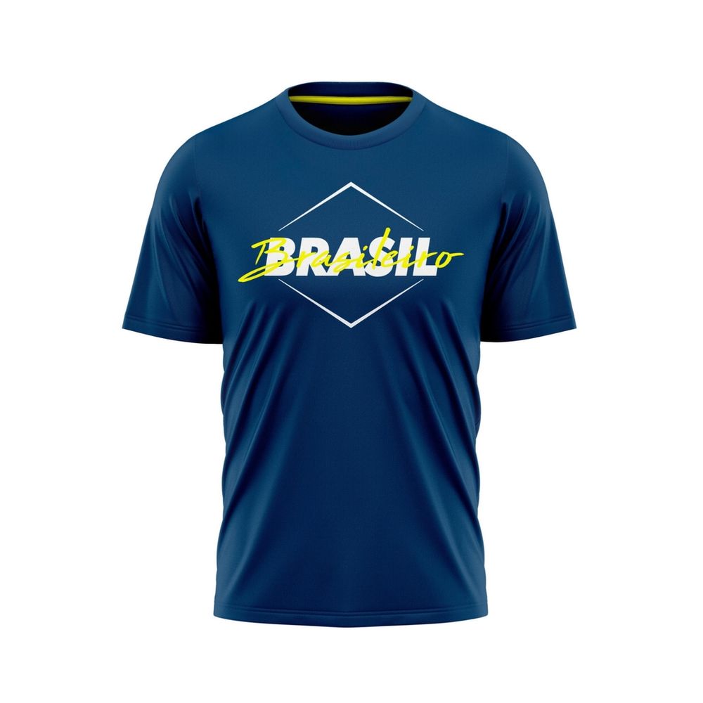 Camiseta Brasil Preta Guaraná Nova G - Roupas - Jardim Santa Mena