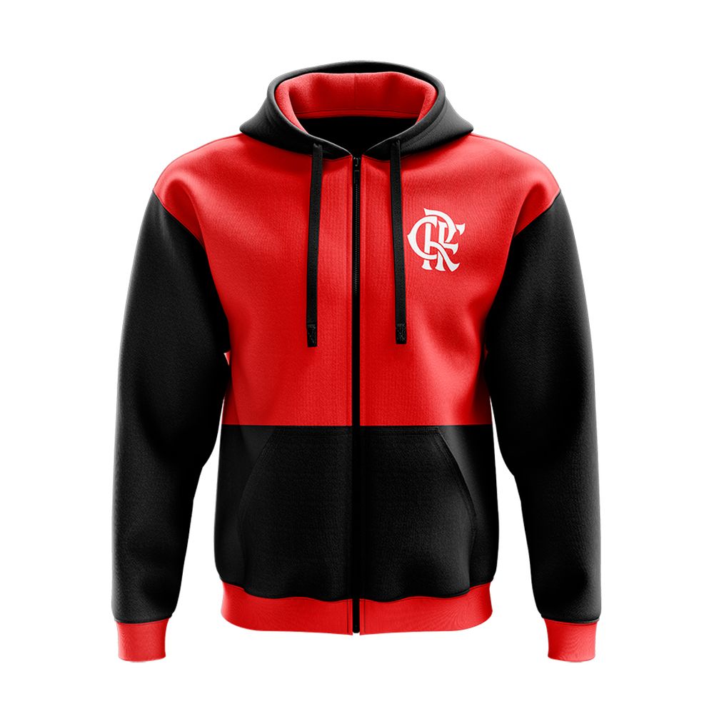 Casaco flamengo preto e hot sale vermelho